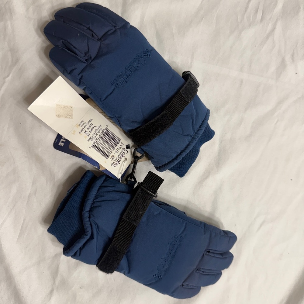 Columbia Whirlibird Gloves Youth Medium Waterproof Insulated Ski Snow Winter NWT
